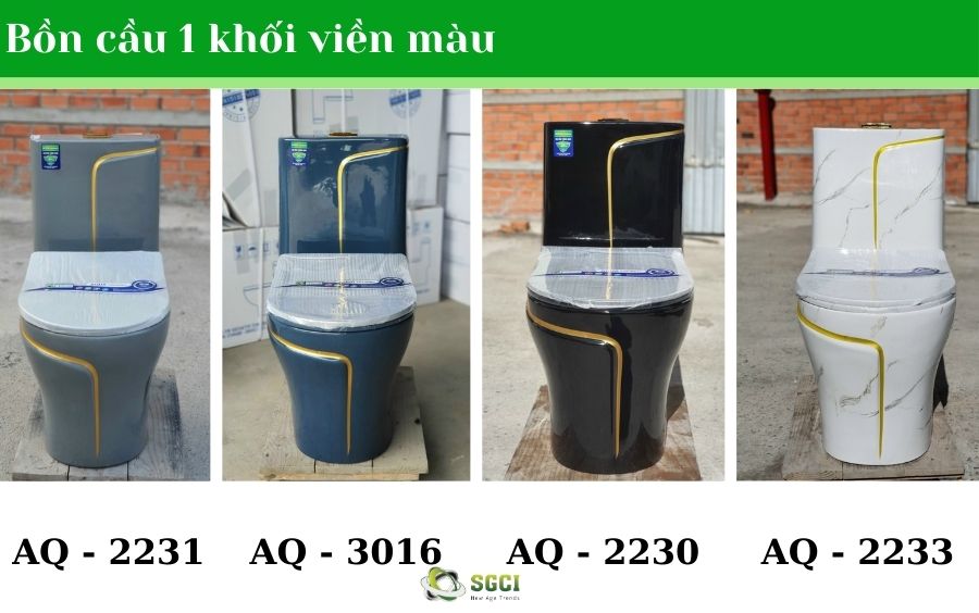 Bồn cầu viền sang trọng, bồn cầu giá rẻ mới nhất