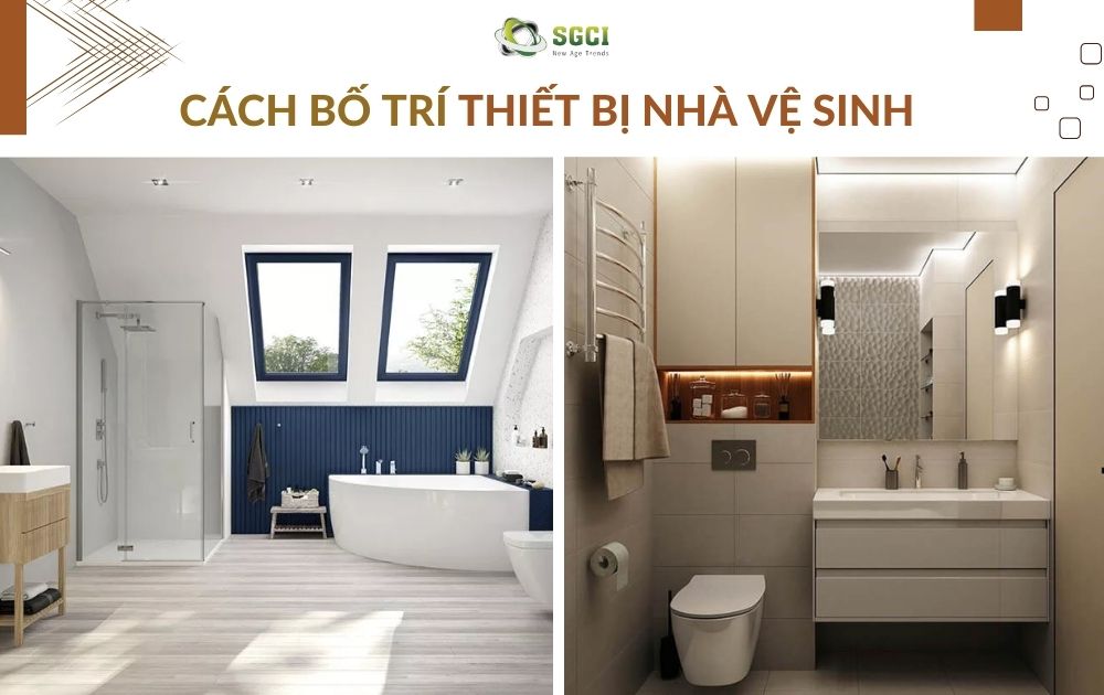 Bố trí thiết bị nhà vệ sinh