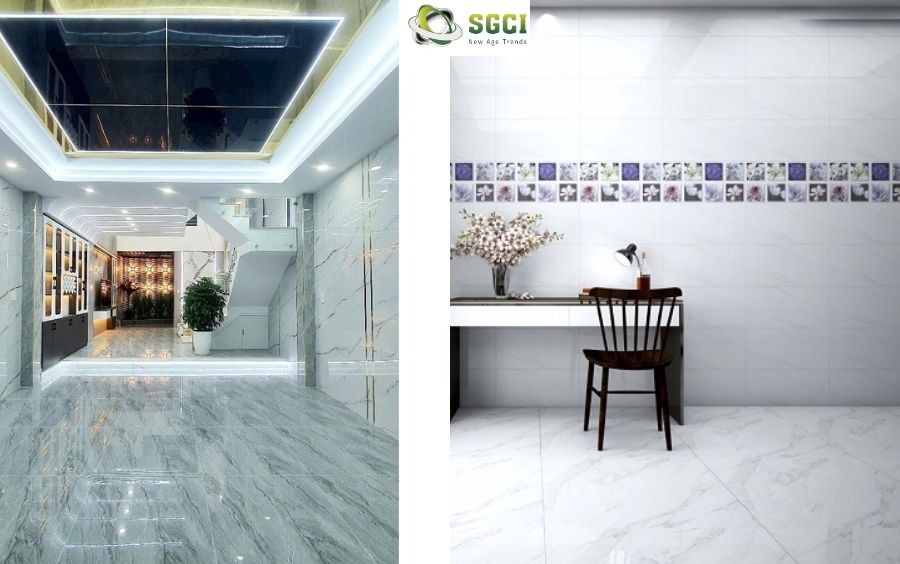 Tấm nhựa giả đá và gạch men